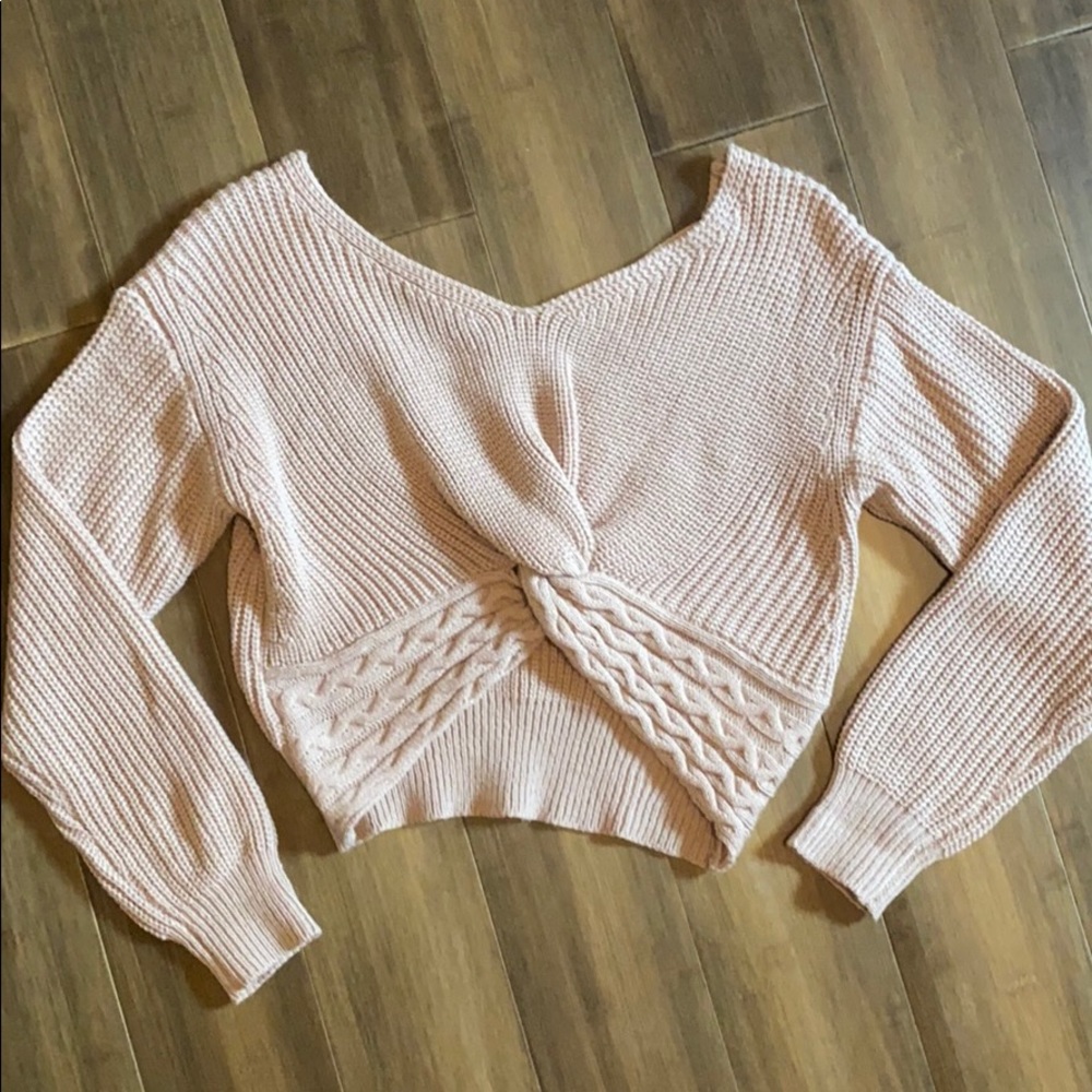 Crop top sweater